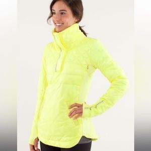 What the puff down to run pullover from Lululemon athletic